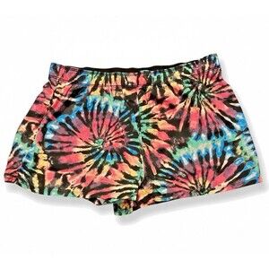 Victoria’s Secret PINK Sleep Shorts Women’s Large Tie Dye Pajama Lounge NWT